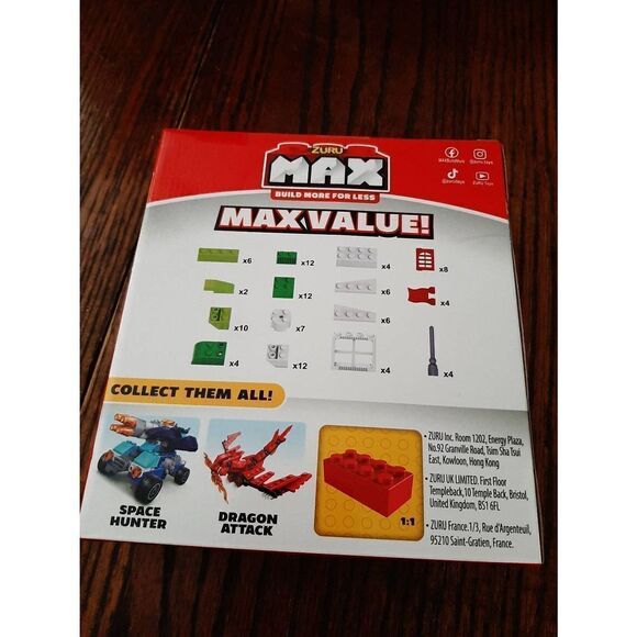 New 2 Zuru Max Building Block Sets Knight Castle Dragon Attack Compatible w Lego - Picture 5 of 5